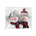 Merry Xmas Tension Fabric Backdrop Pillow case